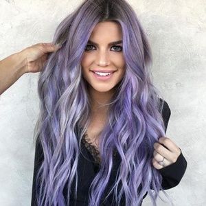 purple wig